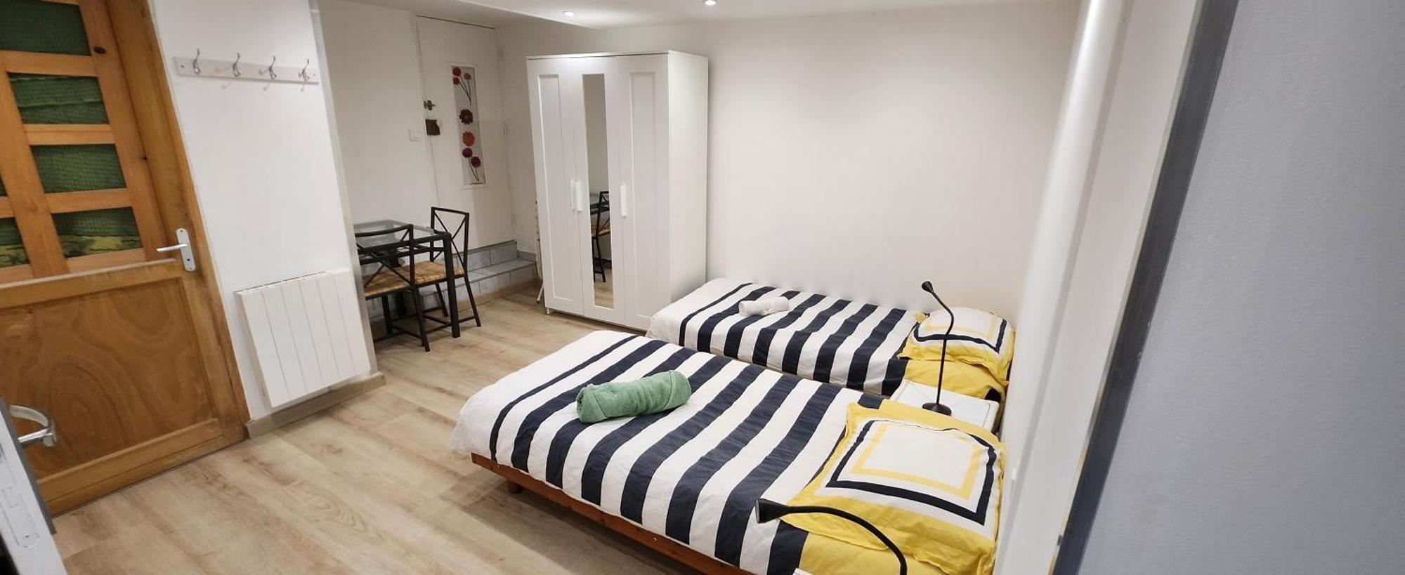 Studio, Mons Sart, Proche Lille Et Metro Bagian luar foto